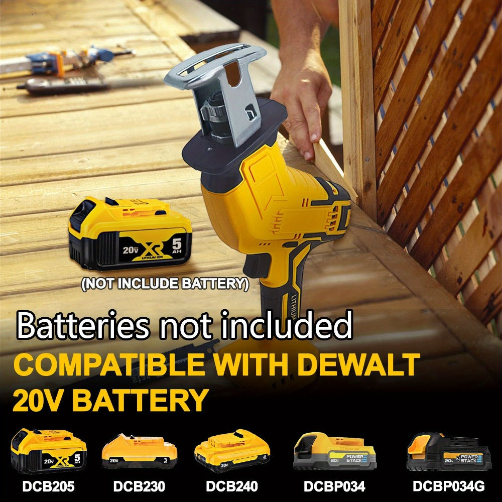 Reciprocating Saw Brushless Cordless for DeWalt 20V Battery – 0-3500 SPM Variable Speed, Tool-Free Blade Change, 4 Saw Blades Included, for Wood, Metal & PVC Cutting (Battery Not I - product image 5