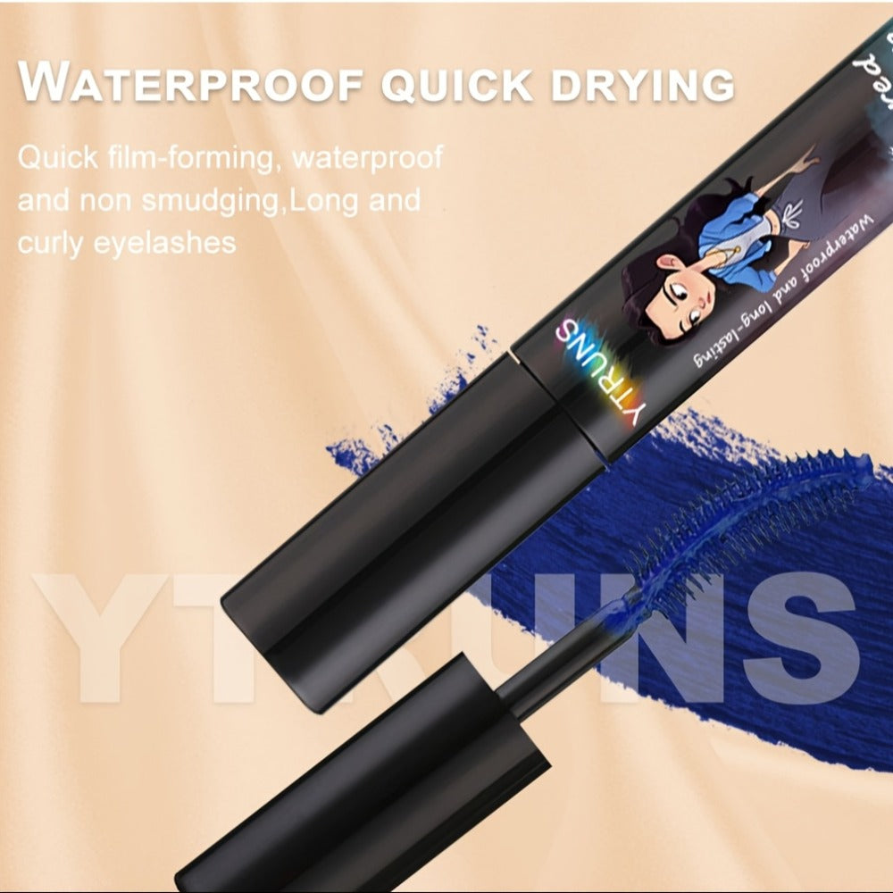 Colored Mascara Waterproof Long-Lasting YT1RUNS Volume Lengthening Curling Lash Formula | 6 Shades White Blue Purple Pink | Plant Squalane | Daily & Party Wear - product image 4