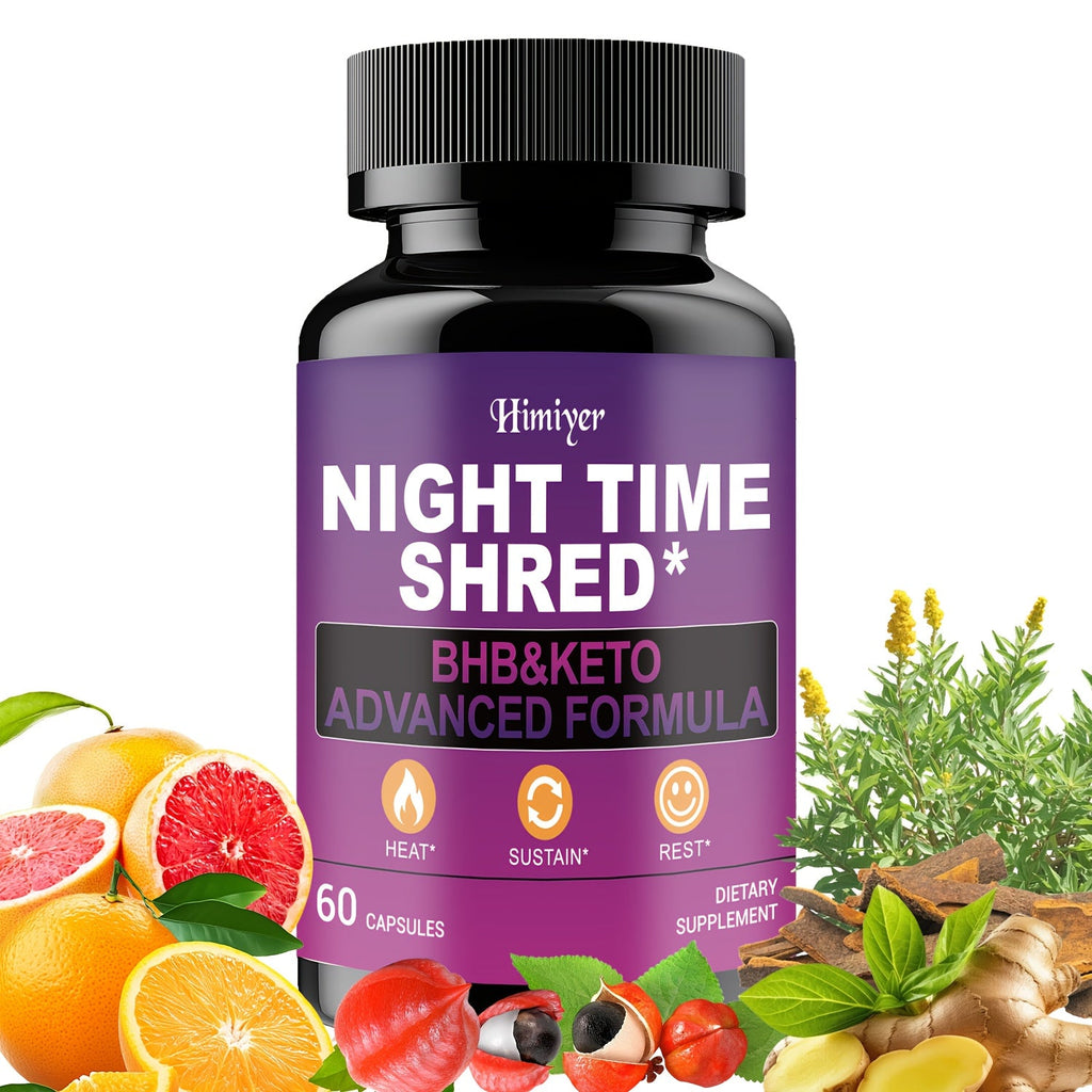 Night Time Fat Burner for Women — Shred Mask Capsules with Caffeine, Goji Berries & Dandelion Root | Overnight Metabolism, Sleep Support & Antioxidant Defense | Women's Weight Loss - product image 13