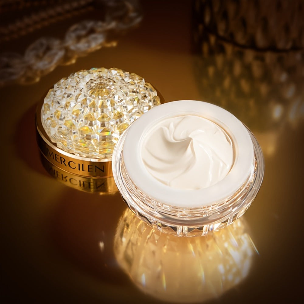 Cordyceps Niacinamide Face Cream Alcohol-Free Moisturizing & Firming — Brightens Skin Tone, Minimizes Pores, Daily Cream for Dry & Sensitive Skin, Luxury Golden Jar, All Skin Types - product image 7