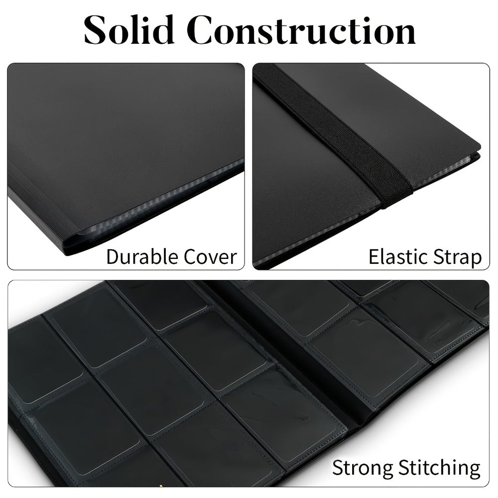 Holds 360 Cards Each, Fits PTCG Baseball Football Basketball K-Pop Photocards, Card Collector Album Bundle – Trading Card Binder 9-Pocket 7 or 10 Pack - product image 4