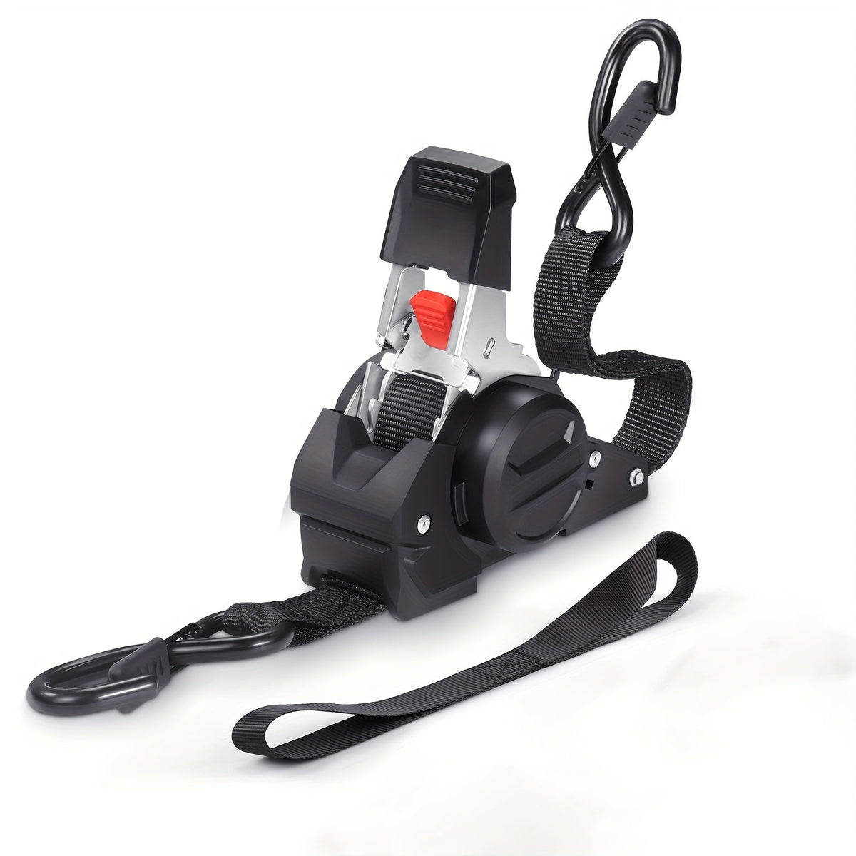 Retractable Ratchet Straps with Extension Strap – Heavy Duty Auto Self-Retracting Tie Down Cargo Straps for Truck Trailer Motorcycle Moving & Appliances - product image 24