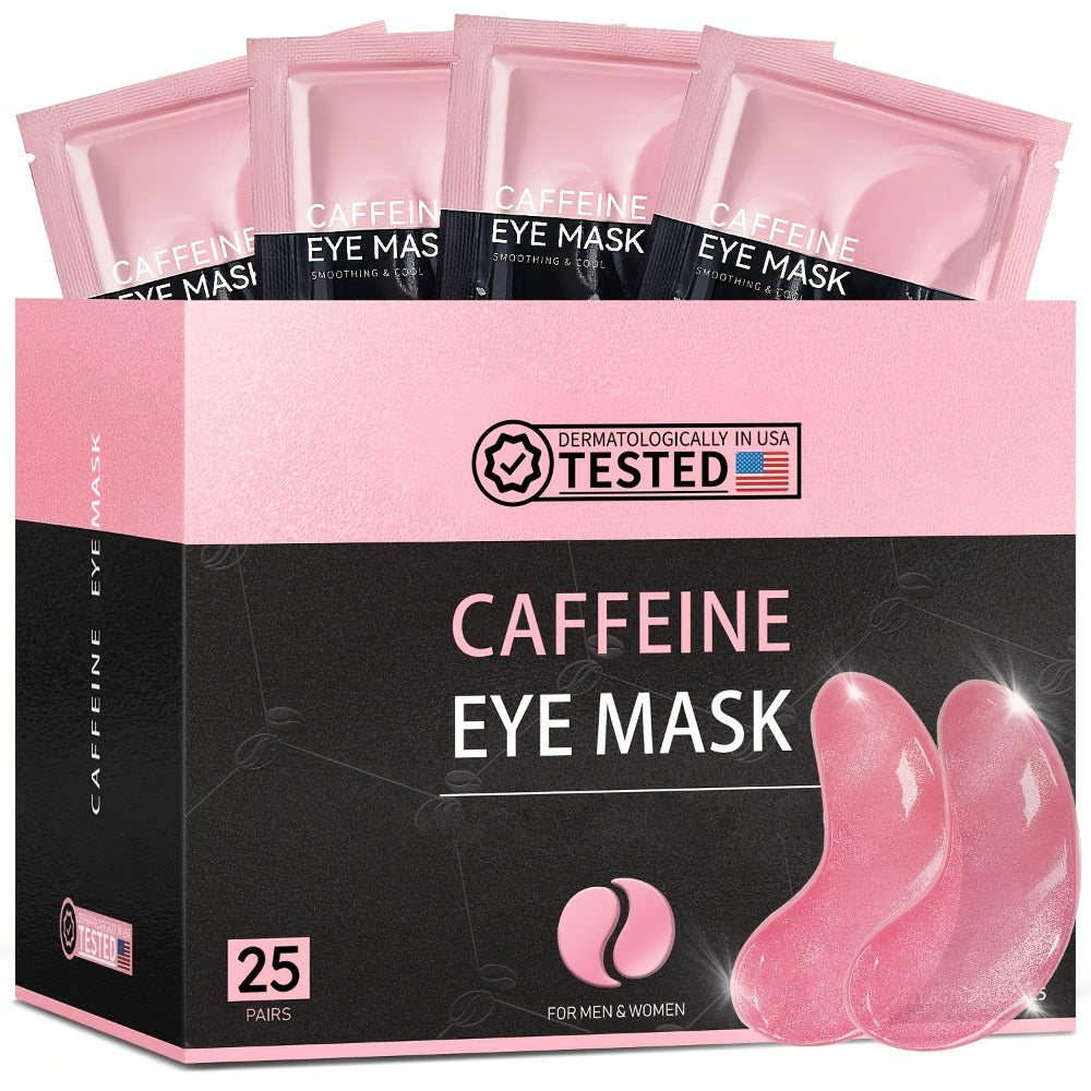 Under Eye Patches Collagen 25 Pairs 3-Formula Choice — Caffeine for Dark Circles & Puffiness | Hyaluronic Acid for Deep Hydration | Aloe Vera for Soothing & Cooling | All Skin Type - product image 3