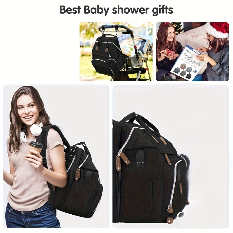Diaper Bag Backpack, Diaper Bags, Shower Gifts, Multifunctional Diaper Backpack Large Capacity, Items, Necessitied - product image 6