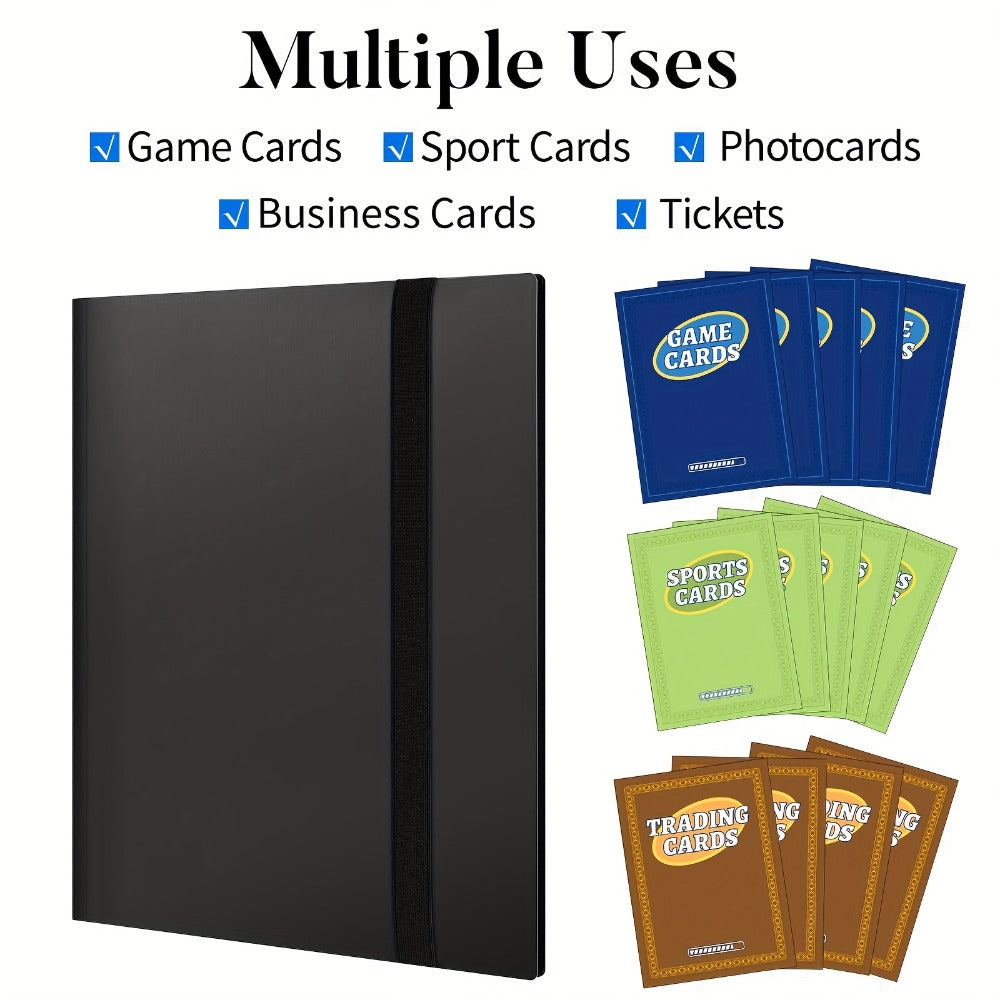 Holds 360 Cards Each, Fits PTCG Baseball Football Basketball K-Pop Photocards, Card Collector Album Bundle – Trading Card Binder 9-Pocket 7 or 10 Pack - product image 6