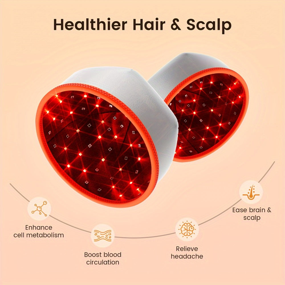 Red Light Therapy Cap 101 LEDs Detachable LED Panel Infrared Light Hat for Brain Relaxation Insomnia Relief Head Pain Treatment Hair Growth Scalp Care - product image 6