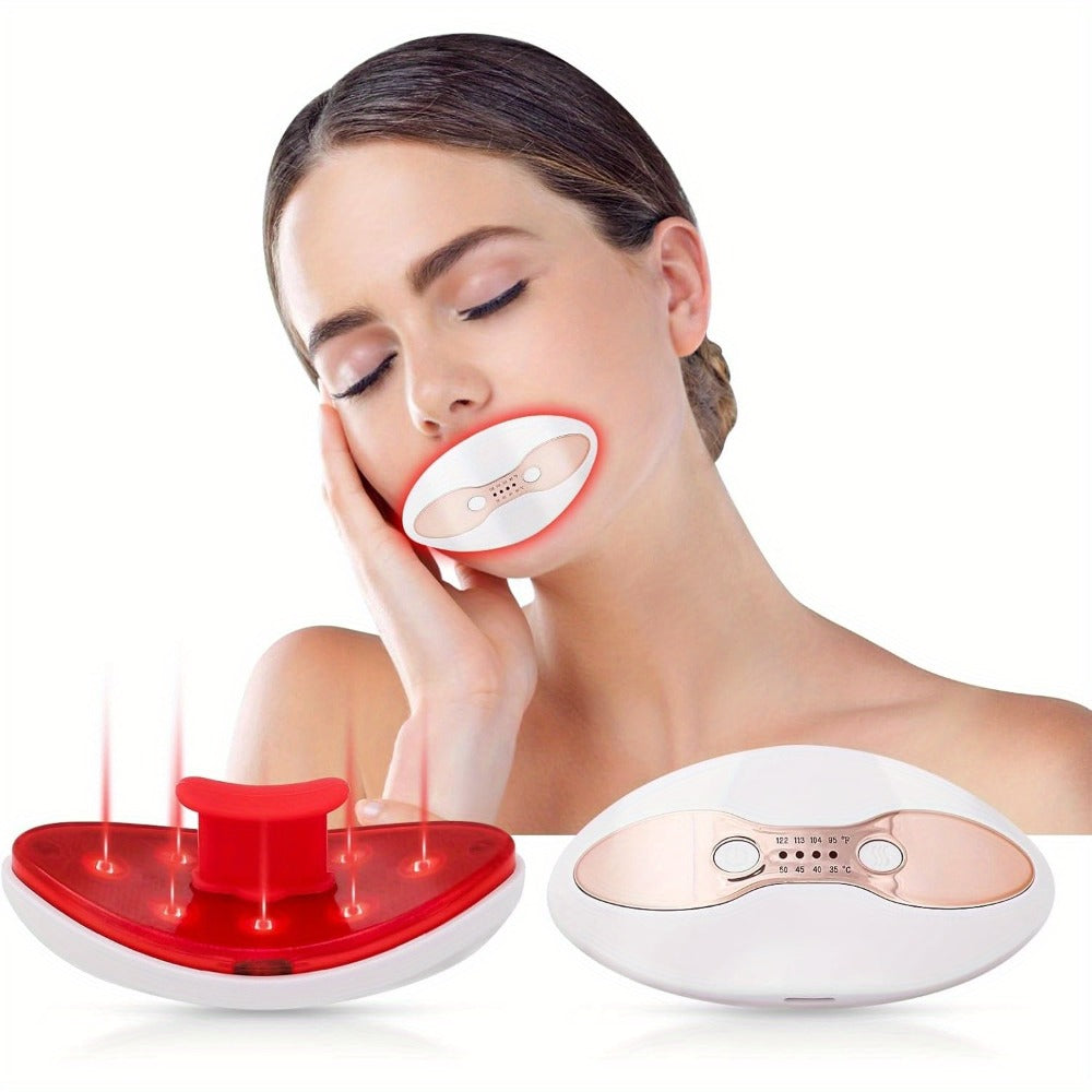 Lip Plumper Device for Women – Electric Lip Shaper & Trainer with 4 Adjustable Heating Temperatures for Fuller, Plumper Lips, Portable Beauty Tool Gift - product image