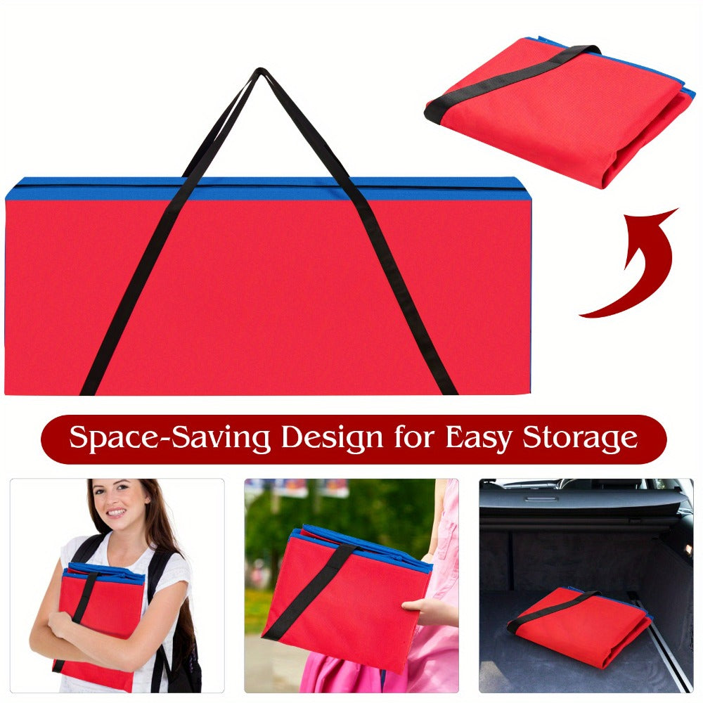 Jumbo 4 in a Row Game Storage Bag Carrying Bag for Giant Connect 4 Game Set Oxford Cloth Shoulder Strap Large Capacity Fits 33x13x29 Game Set Blue Red - product image 7