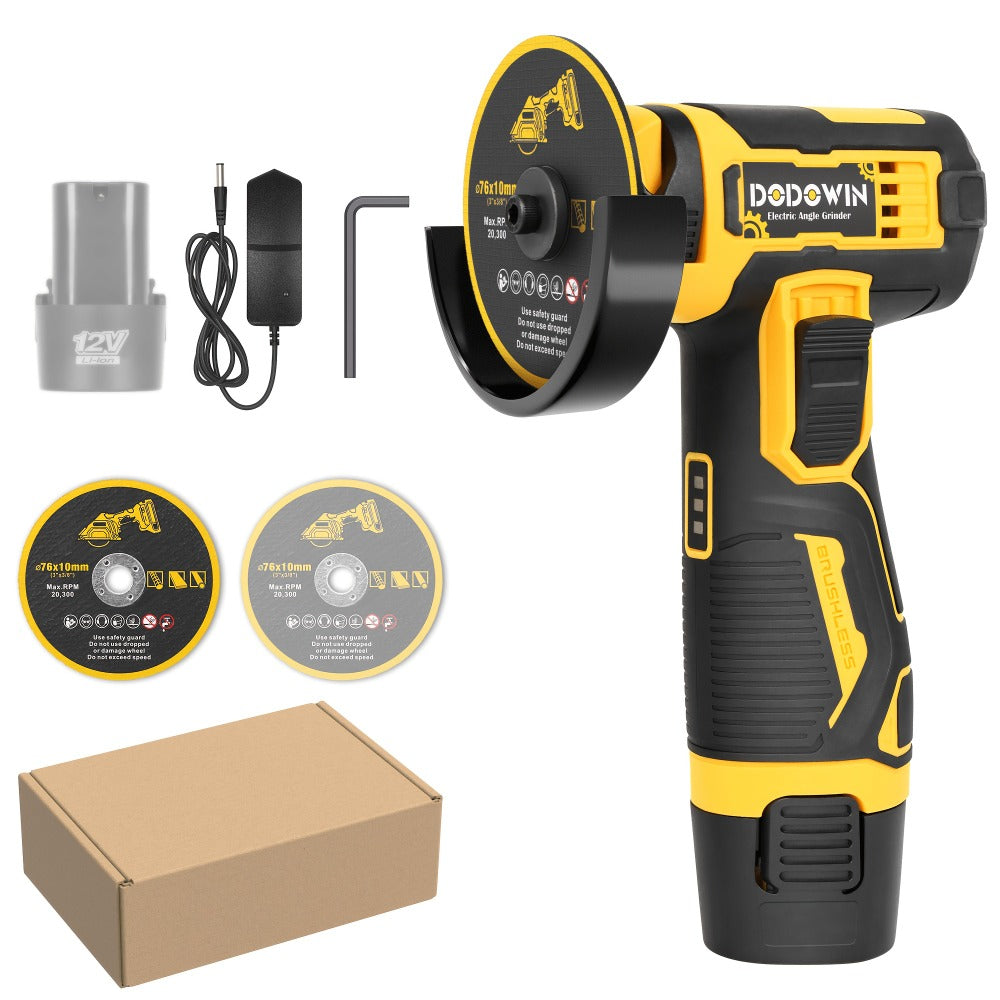 Mini Cordless Angle Grinder 19500RPM – Electric Grinding Polishing Tool for Metal Wood Stone Concrete | Lithium Power Grinder with Battery Options - product image 5