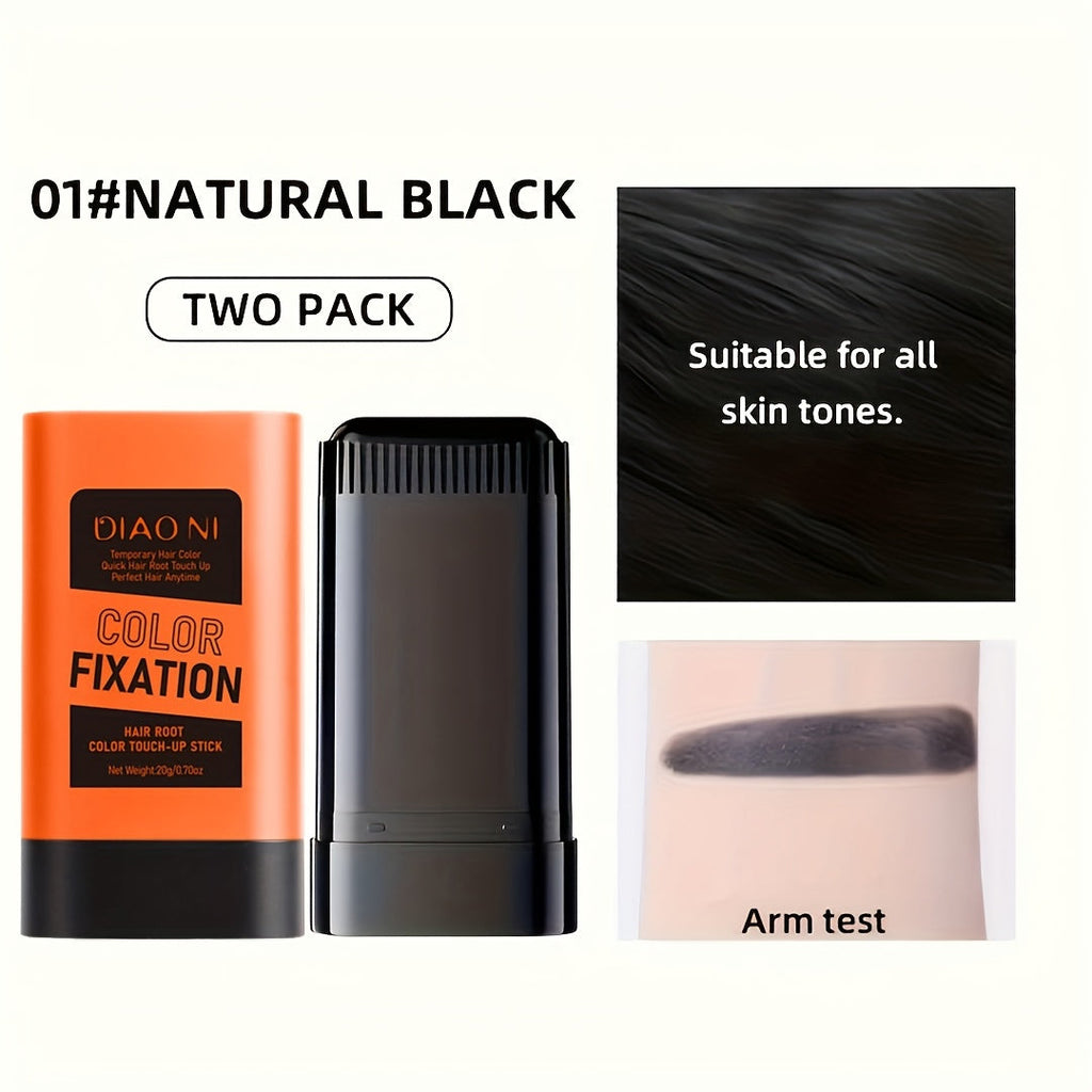 Portable Gray Root Cover Stick 2pcs — Disposable Hair Root Touch-Up with Plant-Based Squalane | Instant Long-Lasting Gray Coverage | No Water Needed | 3 Shades | All Hair Types - product image 31