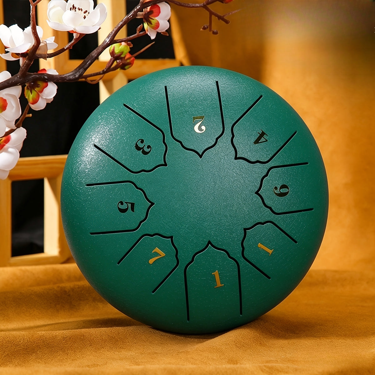 Garden Rain Drum, 6-Inch 8-Tone Ethereal Drum, Comes with a Complimentary Gift Storage Bag and Sheet Music, Ideal for Gift-Giving to Garden Decorators and - product image 5
