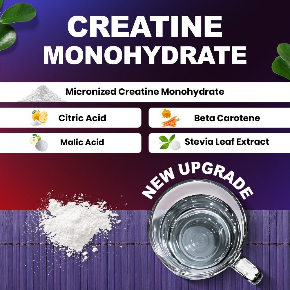 Micronized Creatine Monohydrate Powder 300g — 5000mg Per Serving | 60 Servings | Strength, Power & Focus Formula | No Artificial Sweeteners or Flavors | Pure Unflavored Pre & Post  - product image 4