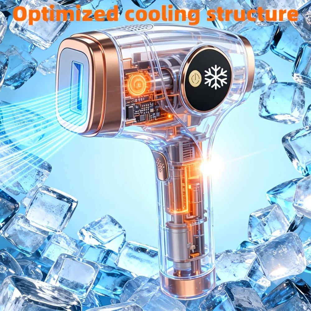 IPL Hair Removal Device Sapphire Ice Cooling Painless 999900 Flashes 9 Modes – At-Home Permanent Hair Reduction for Women Men Face Body Bikini Underarms Legs - product image 9
