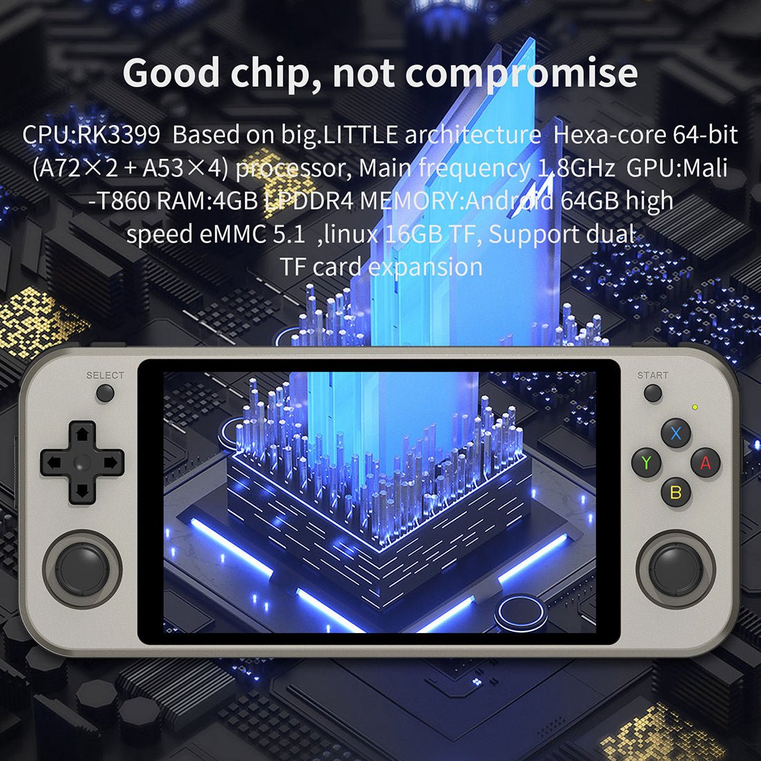 Anbernic RG552 Handheld Game Console Dual OS Android Linux Retro Emulator 5.36-Inch IPS 1920x1152 RK3399 4GB RAM HDMI USB 3.0 Active Cooling for Everyday Use - product image 13