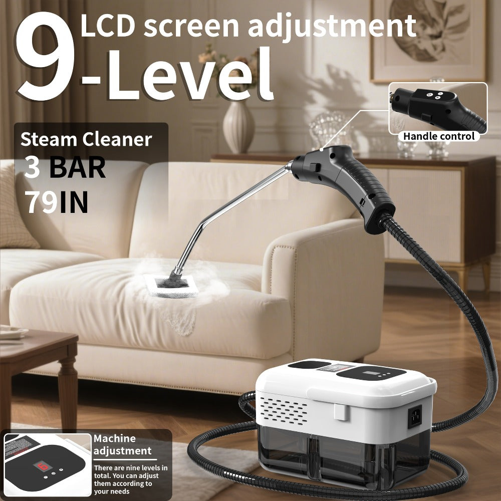 Portable Steam Cleaner High-Temperature High-Pressure Handheld Steamer for Home, Carpet, Tile & Grout Cleaning – 9-Speed Adjustable, 3 Models: Basic, Upgraded & Smart - product image 10