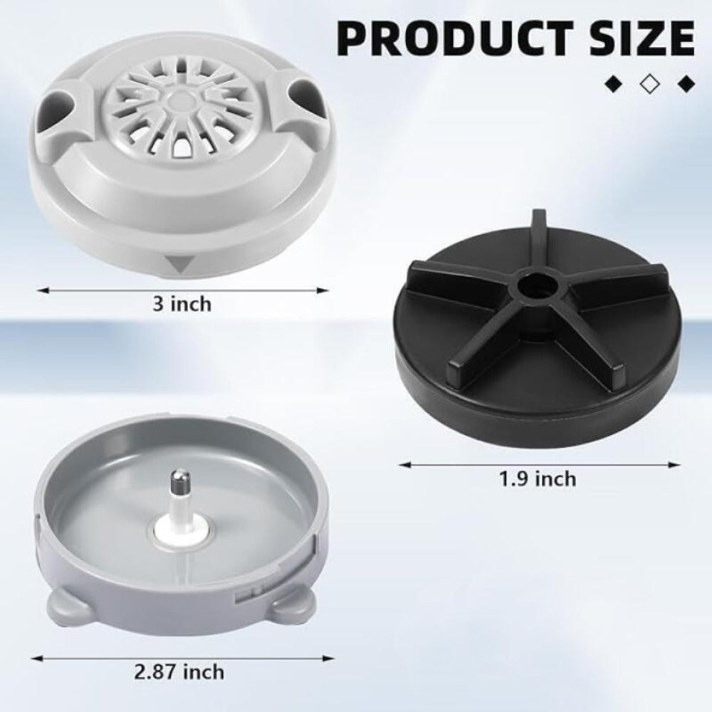 Magnetic Pipeless Jet Head Motor Replacement for Pedicure Spa Chair — Rotating Jet with Propeller & Cap, 4-Pin Connection, Luraco Compatible, Easy Clean, Durable Plastic, Grey - product image 11