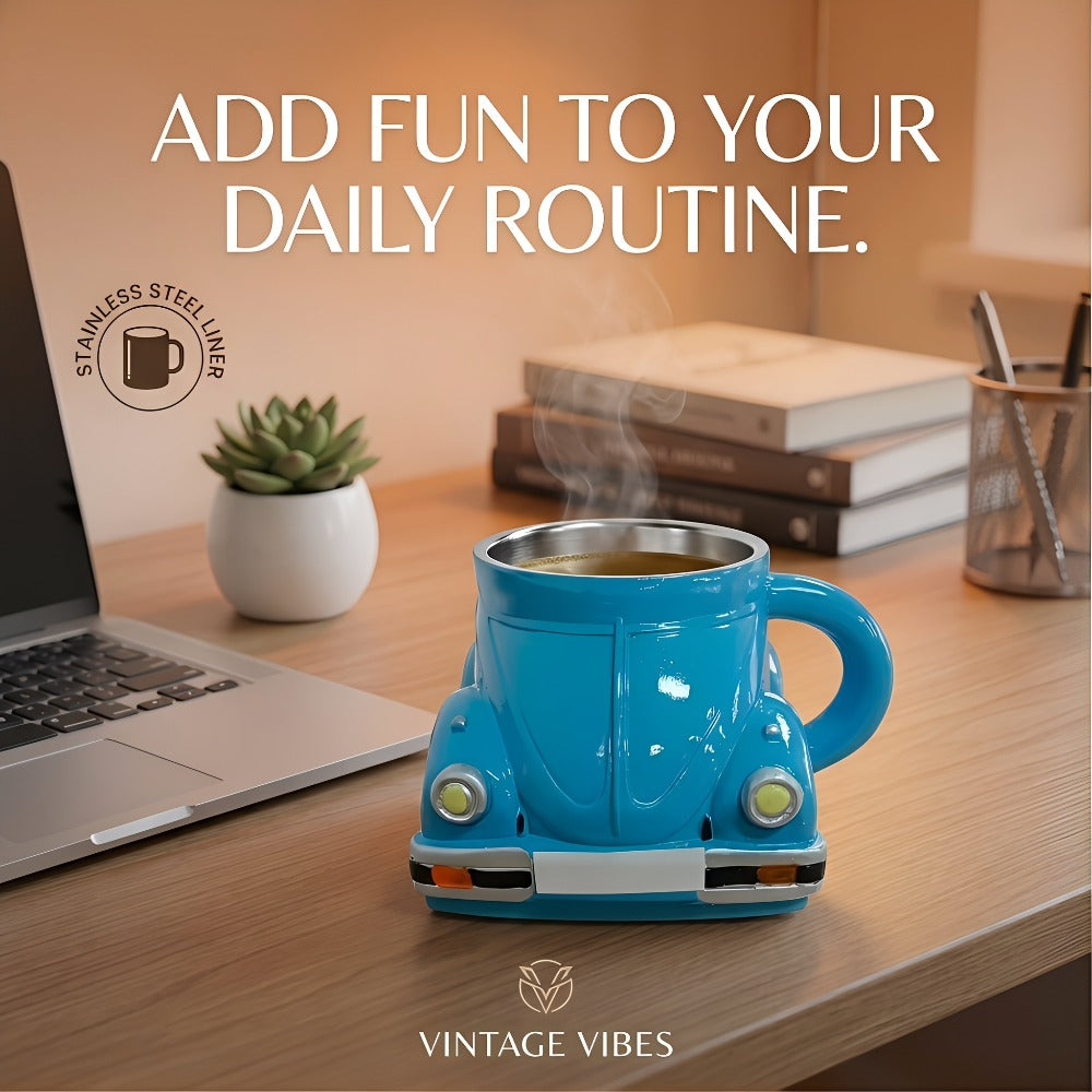 Sports Car Shape Coffee Mug – Fun Novelty Car Shaped Drinking Cup Large Capacity – Unique Tea Cup for Office & Home Decor – Cool Birthday & Christmas Gift for Car Lovers – 6 Colors - product image 11
