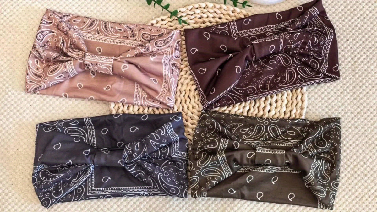 Floral Turban Headbands for Women 8 Pack Non-Slip Elastic Boho Knotted Wide Hair Wrap for Sports Yoga Running Workout Sweatband Moisture Wicking Fashion Hair Accessories Gift Set - product image 11