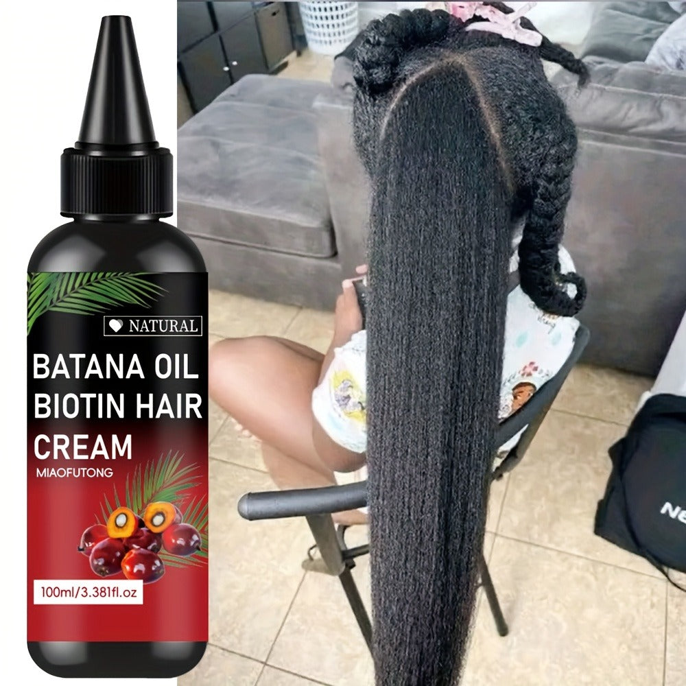 Batana Oil for Hair Growth with Rosemary & Biotin 100ml | Strengthening Scalp Treatment Oil | Prevents Breakage & Split Ends | For All Hair Types Women & Men 3.38oz - product image 6