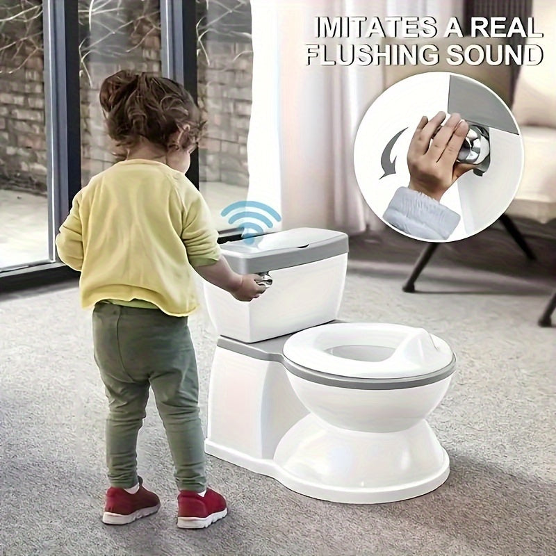 Real Feel Diaper Seat with Wipe Storage, Transition Seat and Disposable Liner - Realistic Toilet - Easy to Clean and Assemble (Gray), 4Th of July, and Closeout - product image 5