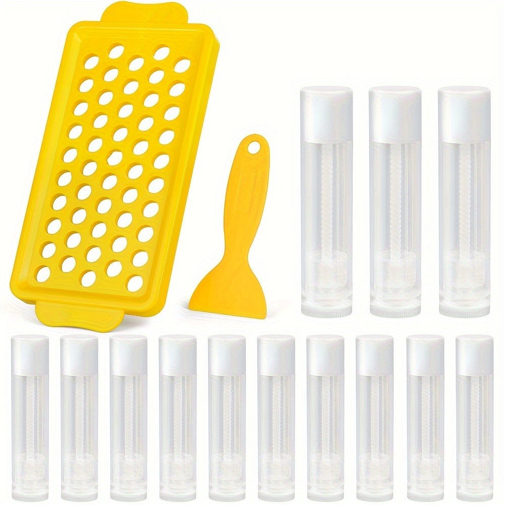 Empty Lip Balm Tubes 50 Pack with Filling Tray & Spatula – 5.5ml Clear BPA Free DIY Lip Balm Making Kit, Food Grade Leak Proof Containers for Homemade Lip Balm, Lipstick & Cosmetic - product image 7