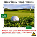 Ultra-Quiet 3D Golf Simulator Projector Screen, Wear-Resistant, Indoor Golf Training, 3 Sizes | Golf Impact Screen 4K UHD - product image 2
