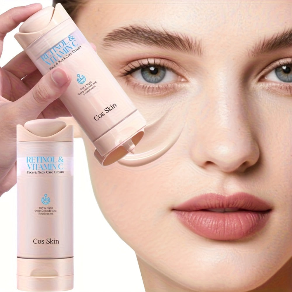 Retinol Vitamin C Face Cream Anti Aging Moisturizer for Skin Elasticity Brightening Deep Hydration Fast Absorbing Non Greasy Gentle Daily Skin Care for Women All Skin Types - product image