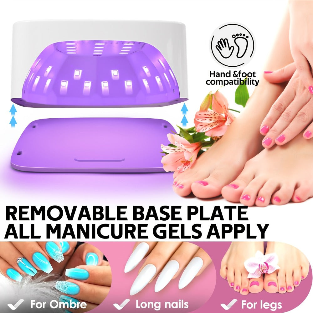 Cordless LED Nail Lamp SUN S10 MAX Rechargeable — 30 LED Lights Auto Sensor 3-Timer LCD Display Professional Gel Nail Dryer for UV Gel Acrylic Base Top Coat, Wireless Nail Light fo - product image 8