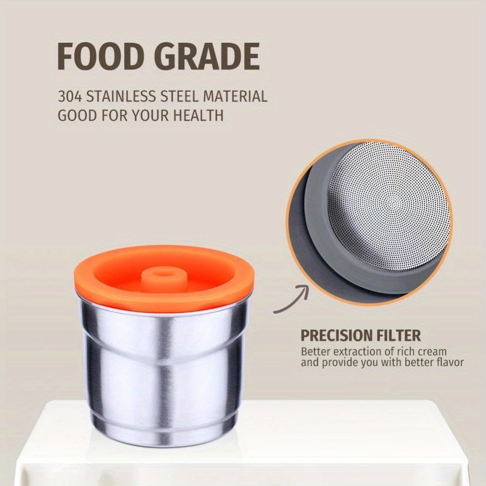 Reusable Coffee Filter Capsule for Illy Y3.2 & X7.1 Machines, Stainless Steel Refillable Coffee Pod Cup with Tamper, Eco-Friendly Reusable Espresso Capsule Accessory - product image 17