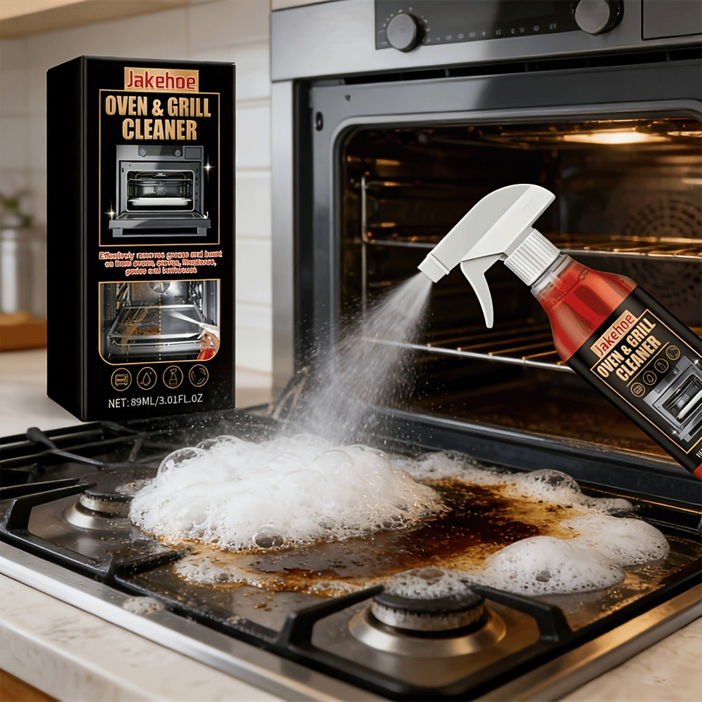 Oven Cleaner Foam Spray 3-Pack Heavy Duty Stove & Grill Degreaser Removes Stubborn Baked-On Grease Stains Gentle Formula Safe for Ovens Stoves Grills - product image 8