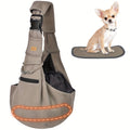 Padded Hard Bottom Pet Sling Shoulder Carrier – Adjustable Soft Dog Cat Puppy Carrying Bag, Comfortable Hands-Free Travel Shoulder Tote with Stable Base for - product image