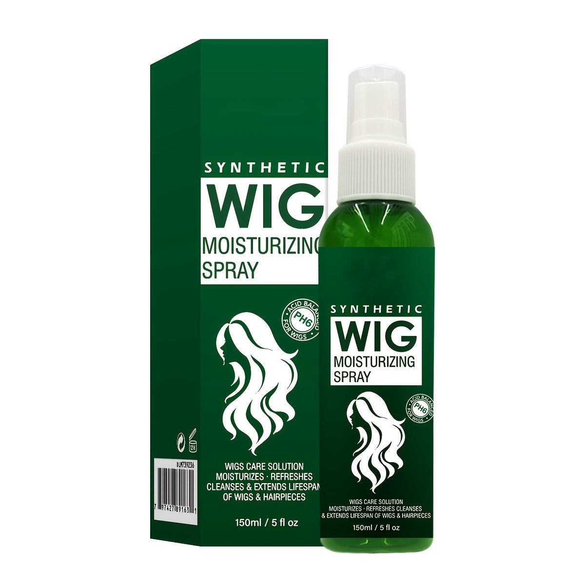 Synthetic Wig Refresher Spray Leave-In Conditioner — Revitalizes & Detangles Wigs & Hairpieces, Cleanses Between Washes, Extends Wig Lifespan, Soft Fresh Scent, Daily No-Rinse Wig  - product image 13