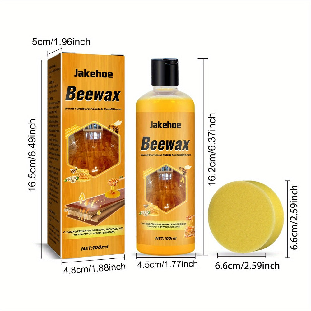 Beeswax Floor Cleaner & Polish - Natural Wood Floor Care Agent with Hydrogen Peroxide, Dust Prevention & Bright Polishing for Hardwood, Laminate & Tile Floors - product image 4