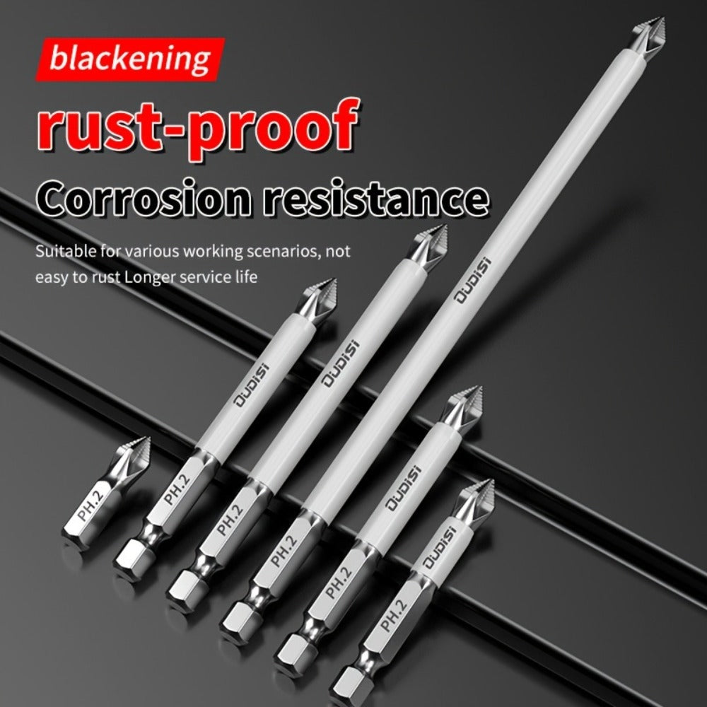 Magnetic Screwdriver Bits Set 6pcs, Phillips Cross Drill Bits with High-Strength Impact Resistance & Non-Slip Design, Electric Screwdriver Bit Kit 25 50 65 70 90 150mm for Power Dr - product image 2