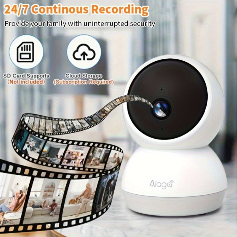 Alaga 2K Monitor with Camera and Audio - Indoor Security Camera, AI Motion Detection, 2.4G/5G Wifi, Night Vision, 2-Way Talk, Cloud/Sd Storage - product image 10
