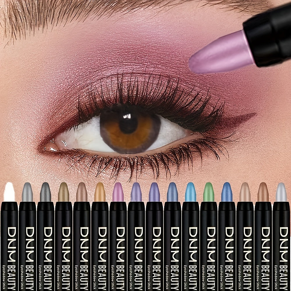 Highly Pigmented Eyeshadow Stick Set 16 Colors Waterproof Matte & Shimmer Eye Makeup Pencil Kit — Blendable Crease-Proof Long-Lasting Eye Crayon for Women Beginners Daily & Glam Lo - product image 3