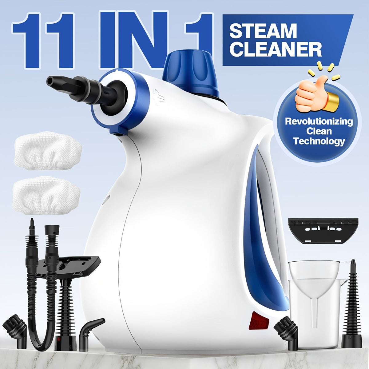 Steam Cleaner with 11 Accessories Multi-Surface Portable Home Steam Cleaning Machine for Floor Tile Grout Kitchen Bathroom Sofa - product image 12