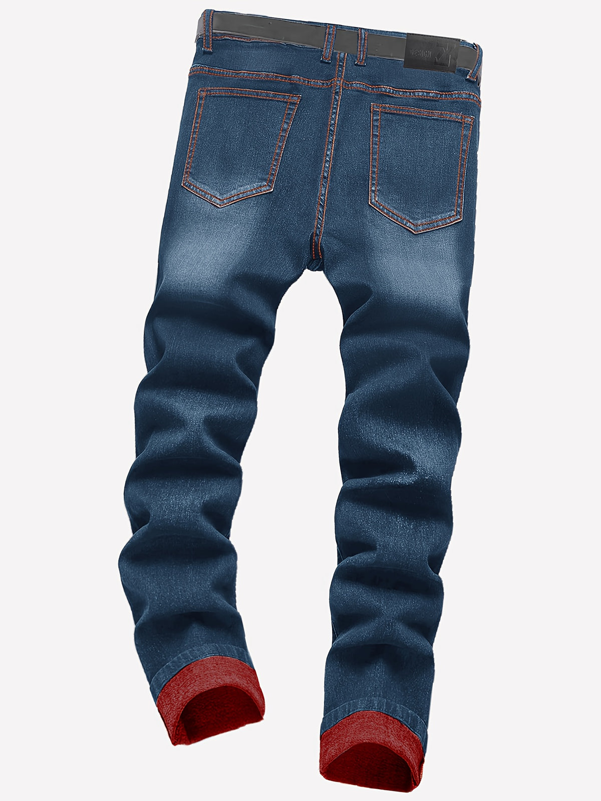 2pcs Men's Slim Fit Distressed Ripped Jeans | Classic Stretch Denim Pants, Trendy Casual Versatile Outfits | for all seson gift for men - product image 17