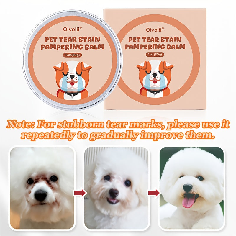 Gentle Non-Irritating Eye Cleaner for Dogs & Cats, Effectively Cleanses Tear Stains & Eye Discharge, 30g – Pet Tear Stain Remover Balm - product image 3