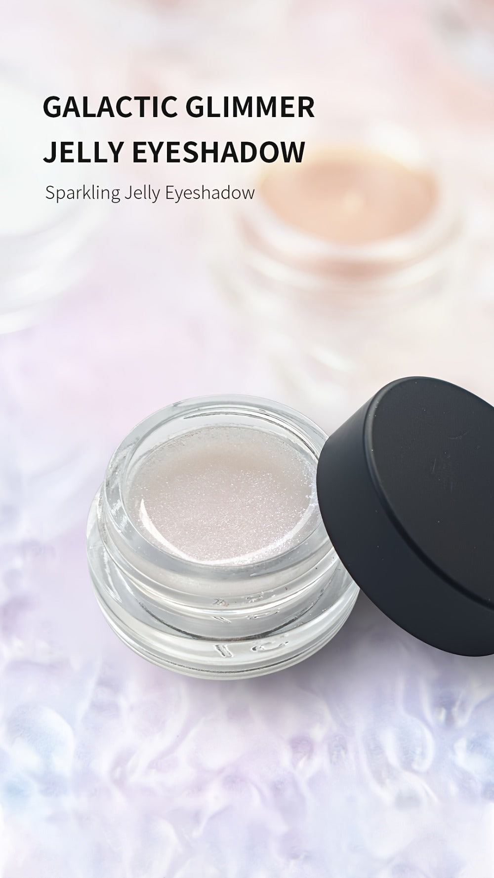 Shimmer Jelly Eyeshadow 2 Pack – Icy Cool Tone Frosty Glow Gel Eye Makeup, Long-Lasting Non-Creasing Blendable Formula, High Shine Luminous Finish for Holiday Party Glam - product image 8