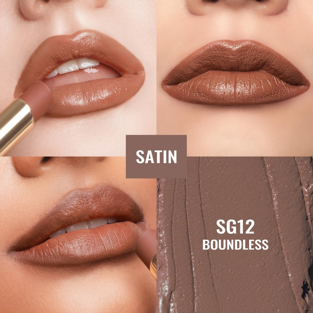 Oulac Nude Satin Lipstick Set 12g Each – Lightweight Moisturizing Full Coverage Cream-to-Satin Formula, Skin-Flattering Nude Lip Color Gift-Ready for Women All Skin Tones (LT-SG Nu - product image 12