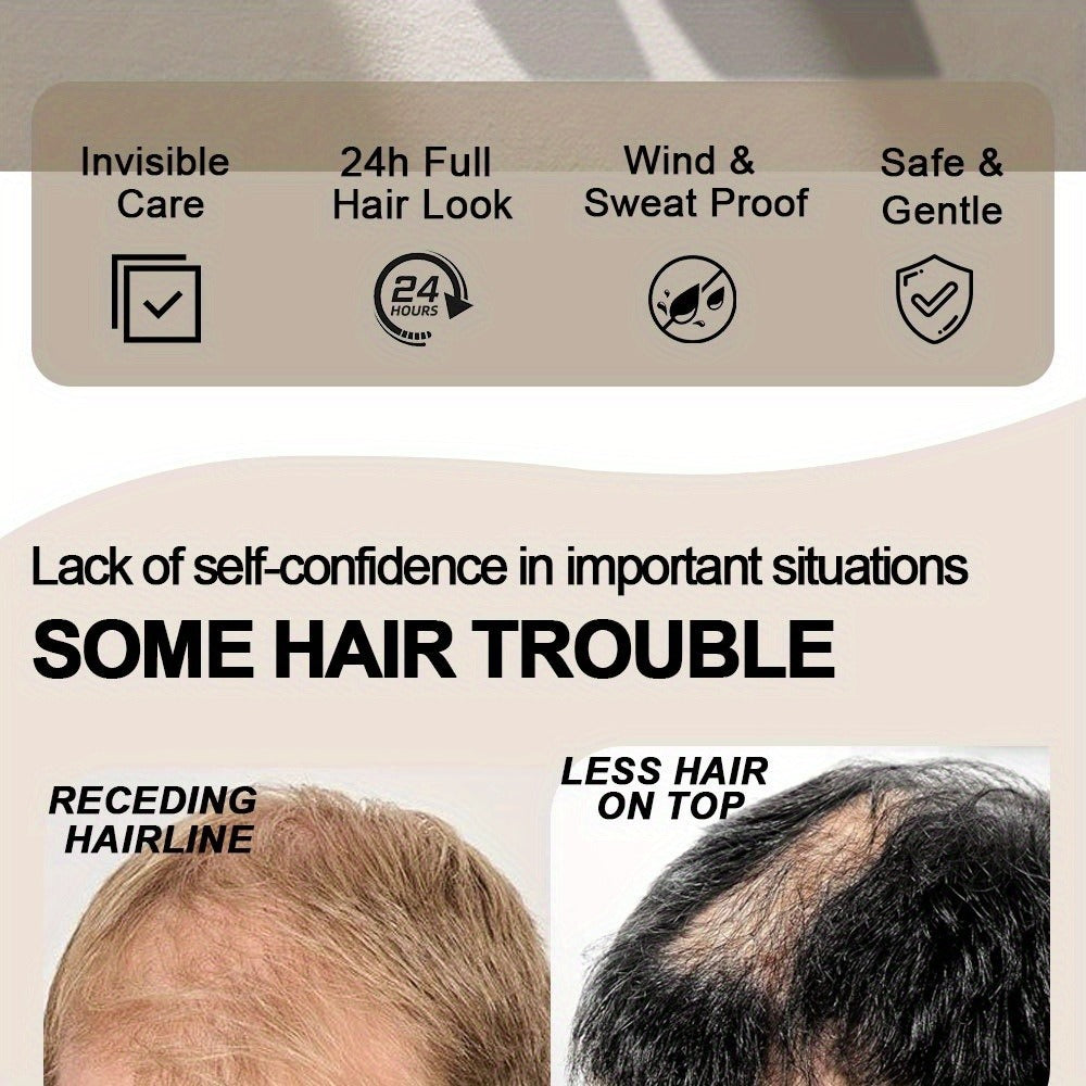 Hair Building Fibers for Thinning Hair 2-in-1 Kit 15g - Instant 1-Second Adsorption Natural Invisible Hair Loss Concealer for Men & Women | Covers Bald Spots & Gray | 4 Shades - product image 17