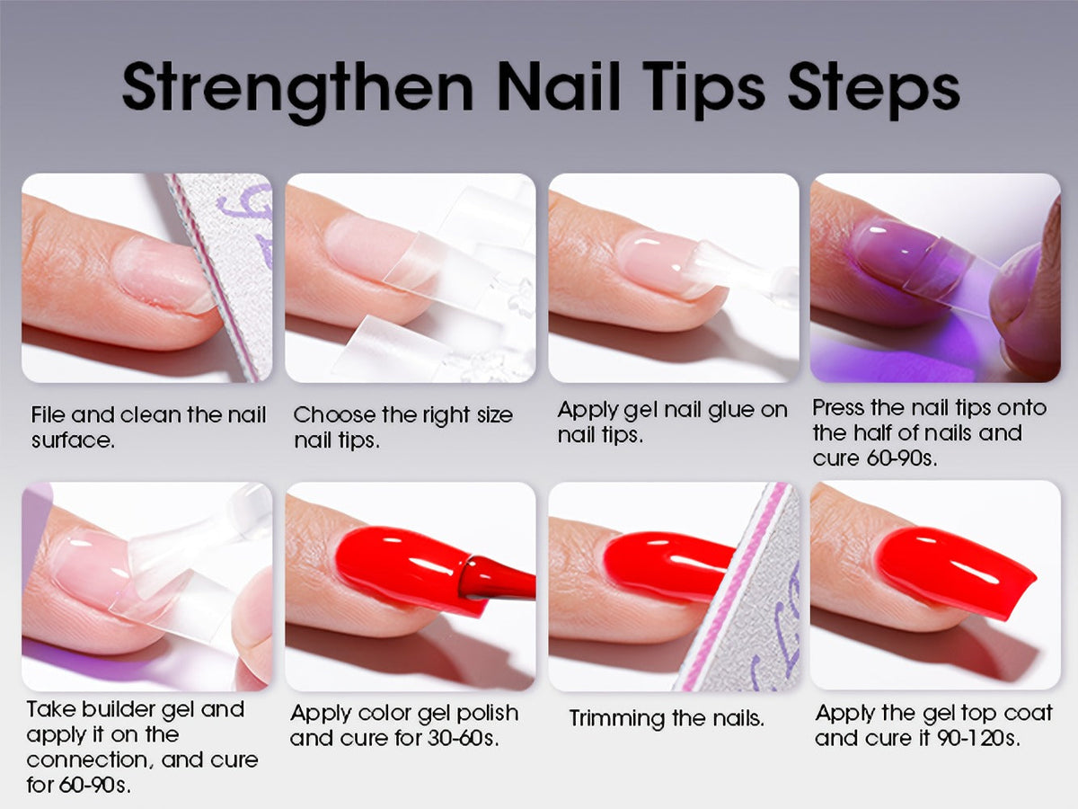 Clear Builder Gel HEMA-Free 5-in-1 2pcs 1.35oz — Nail Extension Strengthener Apex Construction Art Sealing & Repair | Soak-Off UV LED 28+ Days Chip-Proof Wear for Sensitive Skin Sa - product image 18