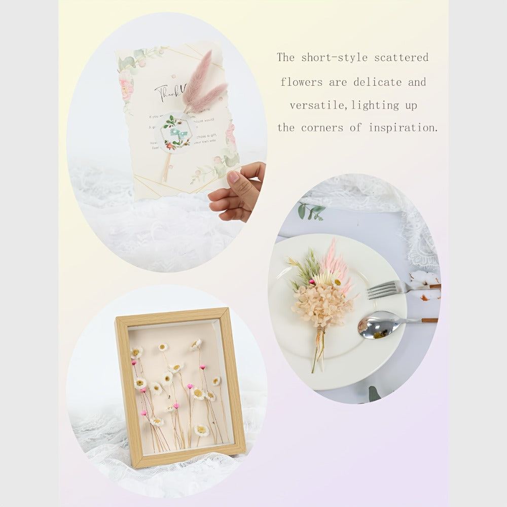 Dried Flower Bouquet with Pampas Grass - Boho Wedding Centerpiece Dried Floral Arrangement for Cake Table Boutonniere Groom Home Vase Decor Long Lasting Botanical Gift, Style 1 & 2 - product image 16