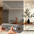 3D Mirror Slat Wall Panel Self-Adhesive Peel and Stick Gold Silver Metallic Grid Wall Sticker for TV Background Wall Ceiling Curved Edges Home Decor Art Easy Install - product image 12