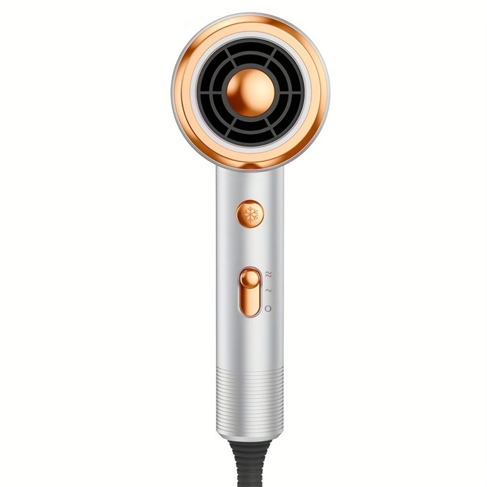 Ionic Hair Dryer 1600W with Diffuser Concentrator Nozzle 2 Speed 3 Heat Settings Cool Shot ALCI Safety Plug Brushed Motor Anti-Frizz Portable Blow Dryer for Straight Curly Wavy Hai - product image 3