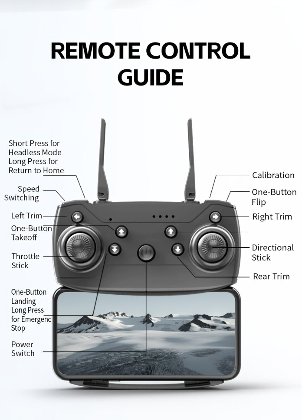 Beginner Vlogging Aerial Photography Quadcopter Gift for Kids Teens Adults | Foldable HD Camera Drone Free Storage Bag USB-C Charging 3D Flips Single or Dual - product image 20