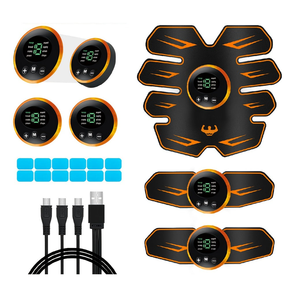 EMS Muscle Stimulator Abdominal Trainer Electric ABS Toning Belt for Core Strengthening Fat Burning Body Sculpting Home Gym Fitness Equipment for Men and Women - product image 8