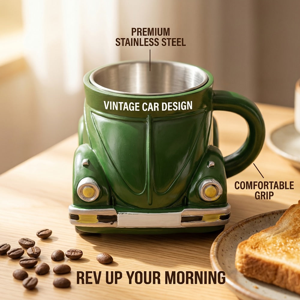 Sports Car Shape Coffee Mug – Fun Novelty Car Shaped Drinking Cup Large Capacity – Unique Tea Cup for Office & Home Decor – Cool Birthday & Christmas Gift for Car Lovers – 6 Colors - product image 9