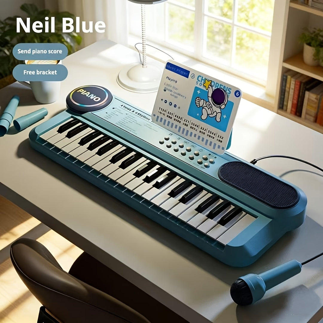 Kids Electronic Keyboard Piano 37 Keys with Microphone – Multi-Function Musical Instrument Toy for Children – Birthday Christmas Holiday Gift – Educational - product image 14